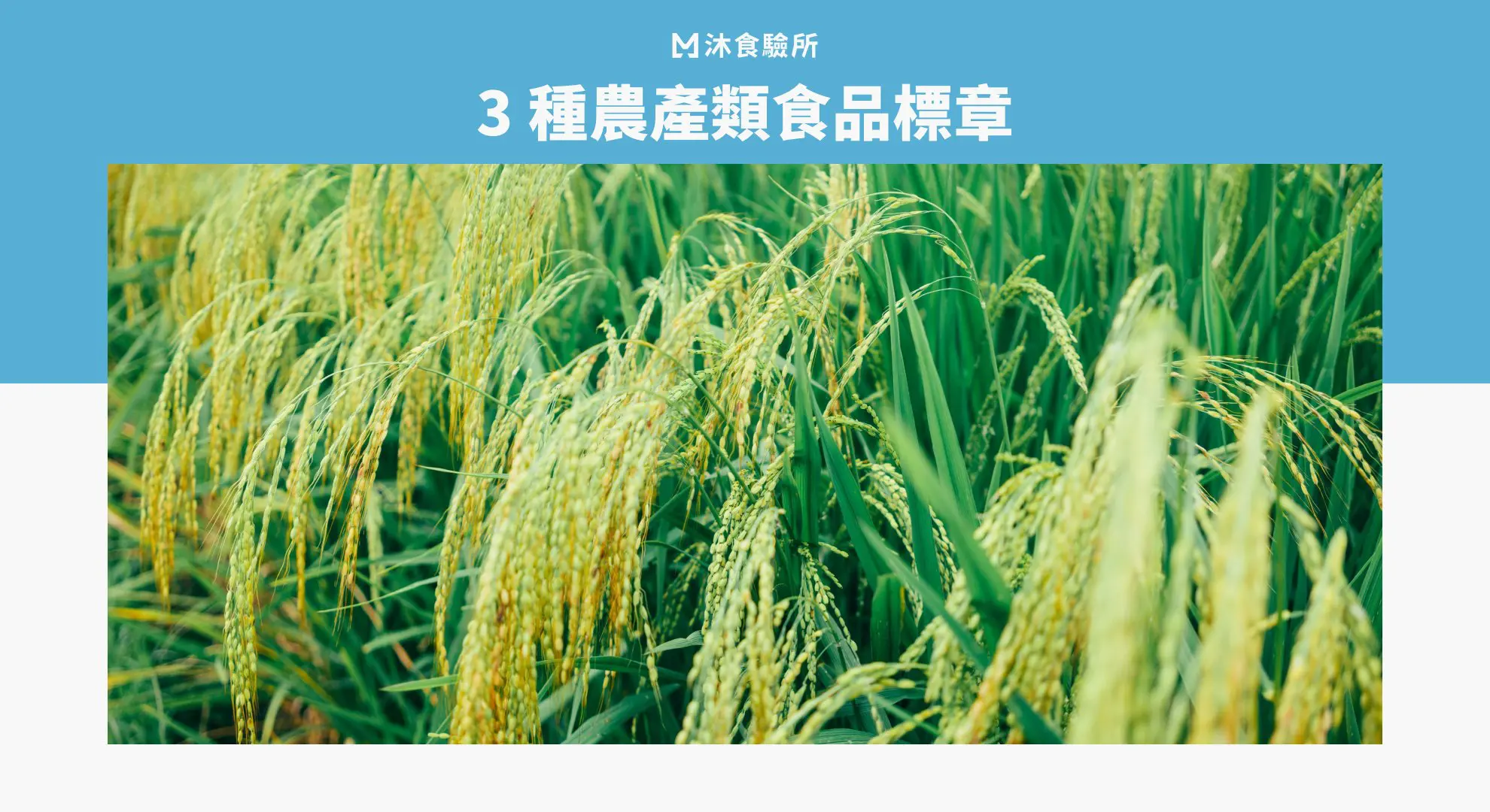 3 種農產類食品標章 3 種農產類食品標章