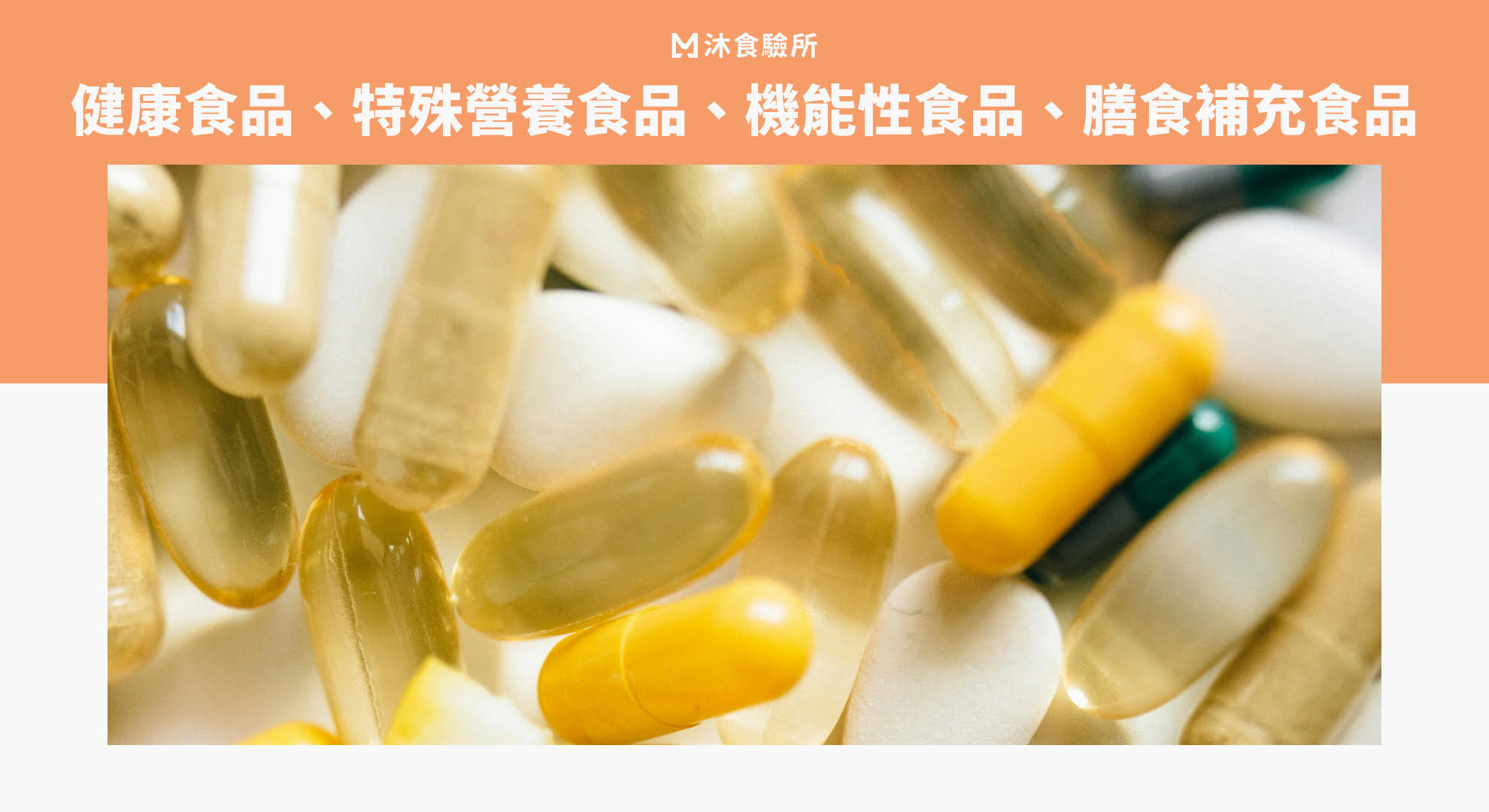 保健食品各類營養價值：健康食品、特殊營養食品、機能性食品、膳食補充食品
